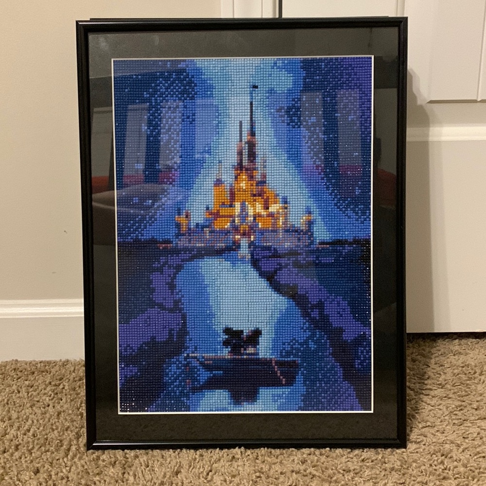 Diamond art painting w/ frame